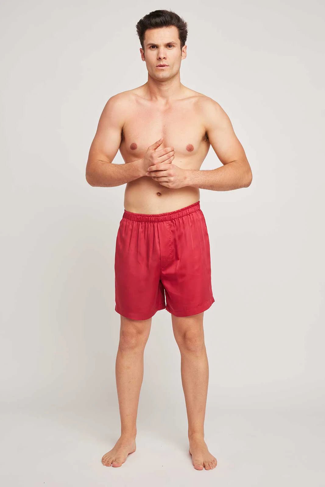 Bamboo Boxer Short in Chilli Pasithea Sleep