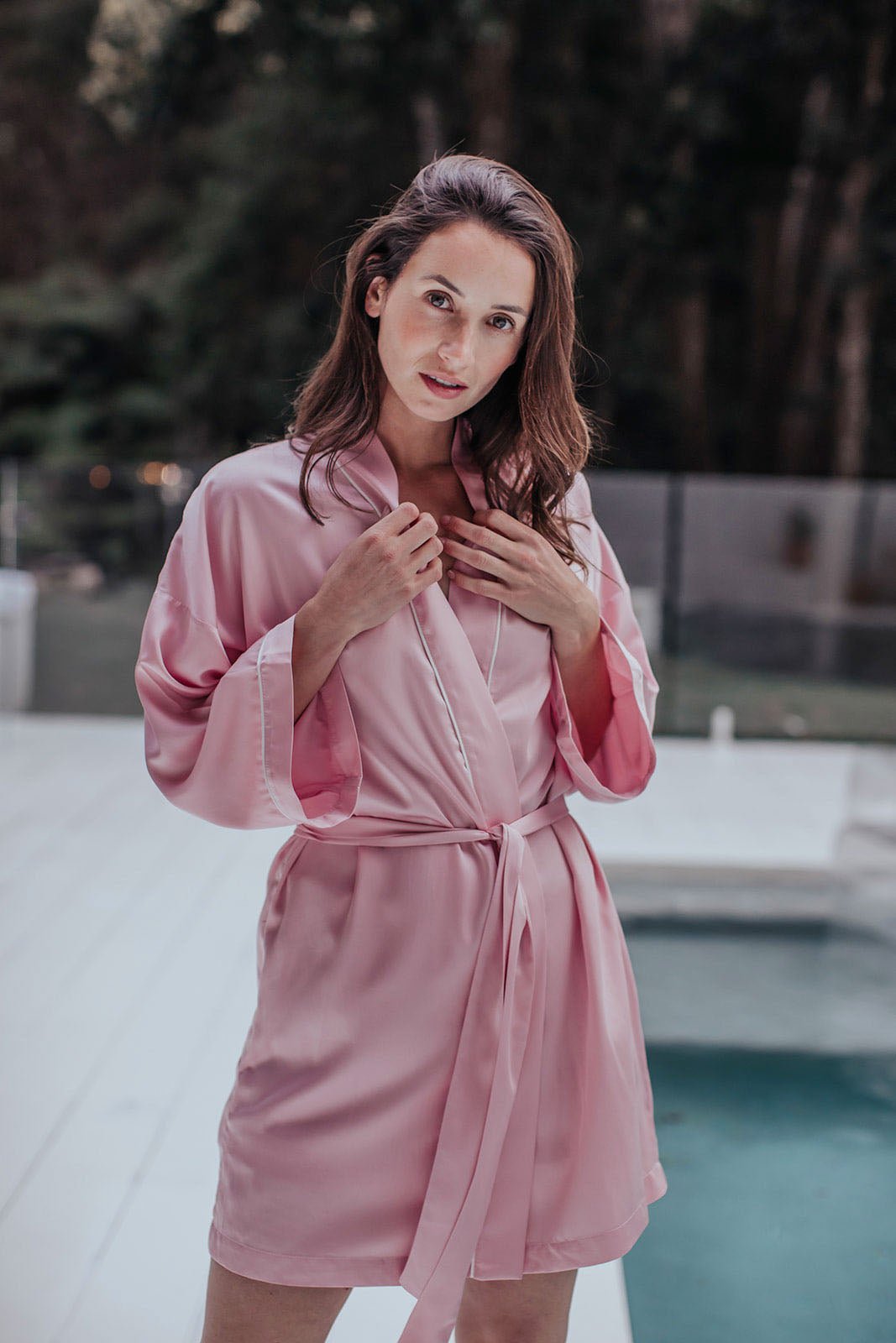 Silky Bamboo Robe - Pasithea Sleep
