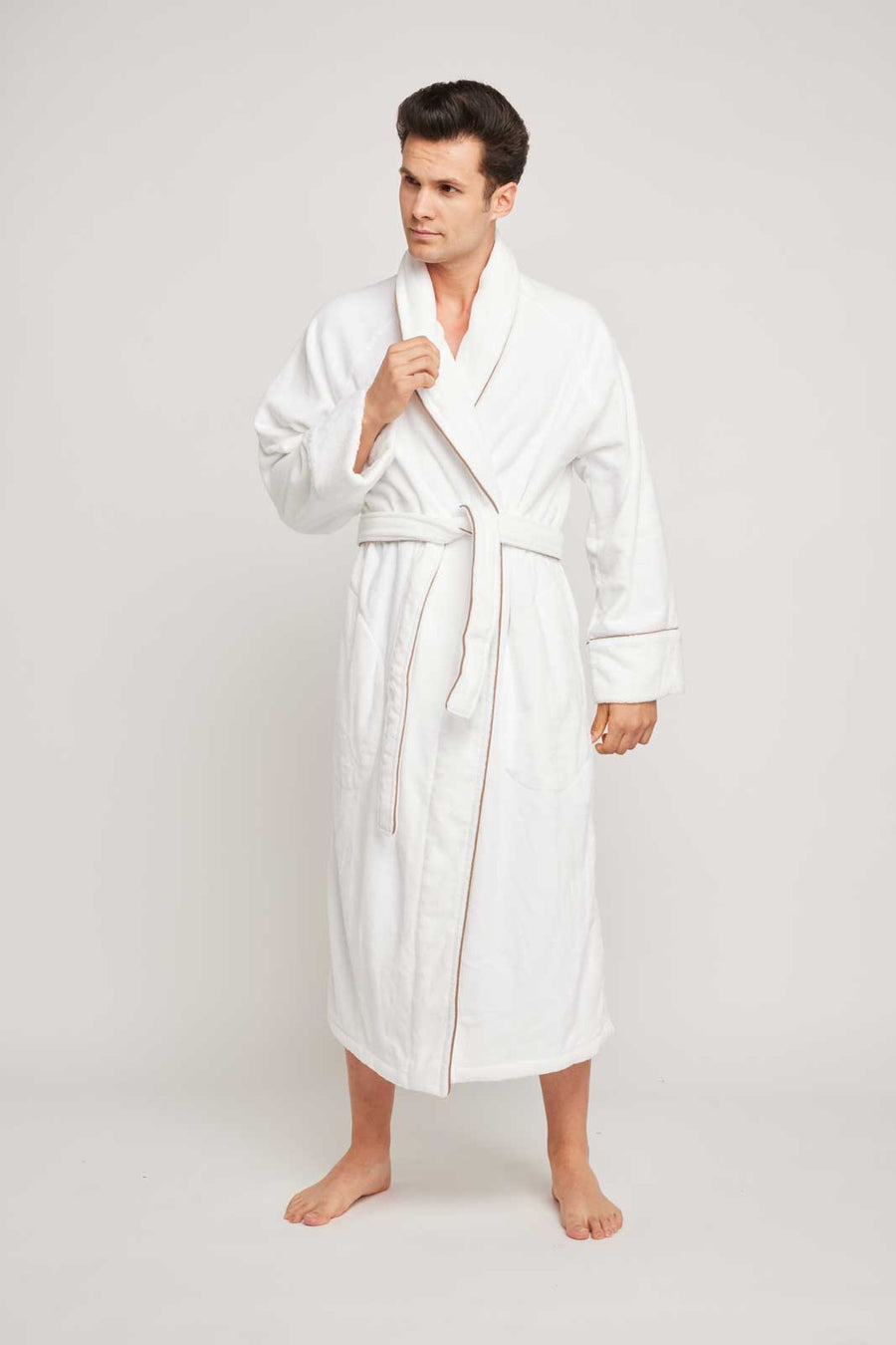 Organic Cotton Velour Robe - Mens – Pasithea Sleep